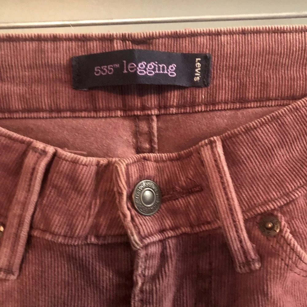 Women dusty rust stretch skinny. - Picture 1 of 4